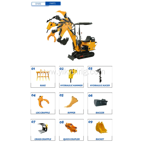 New Mini Excavator Prices 2000kg Bagger Excavators